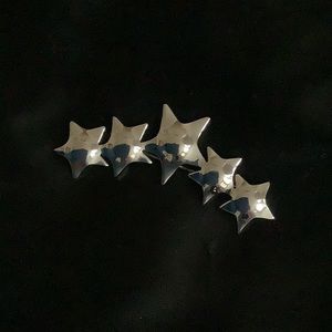 Sterling silver star pin. Hand crafted in Mexico